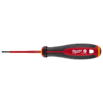Milwaukee odvijač Tri-Lobe 1000V VDE ravni 0.4 x 2.5 x 75 mm 4932478712 Milwaukee odvijač Tri-Lobe 1000V VDE ravni 0.4 x 2.5 x 75 mm 4932478712