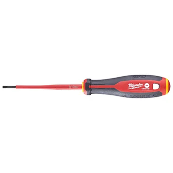 Milwaukee odvijač Tri-Lobe 1000V VDE ravni 0.5 x 3.0 x 100 mm 4932478713 Milwaukee odvijač Tri-Lobe 1000V VDE ravni 0.5 x 3.0 x 100 mm 4932478713