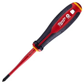 Milwaukee odvijač Tri-Lobe 1000V VDE krstasti PH1 x 80 mm 4932478721 Milwaukee odvijač Tri-Lobe 1000V VDE krstasti PH1 x 80 mm 4932478721