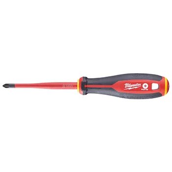 Milwaukee odvijač Tri-Lobe 1000V VDE krstasti PH2 x 100 mm 4932478722 Milwaukee odvijač Tri-Lobe 1000V VDE krstasti PH2 x 100 mm 4932478722