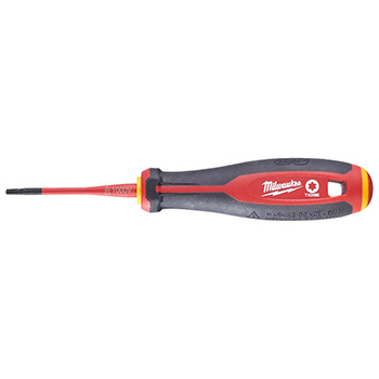 Milwaukee odvijač Tri-Lobe 1000V VDE Torx T10 x 60 mm 4932478728 Milwaukee odvijač Tri-Lobe 1000V VDE Torx T10 x 60 mm 4932478728
