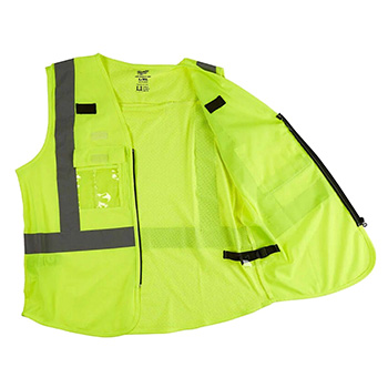 Milwaukee fluorescentni prsluk žuti 4932471889-91 Milwaukee fluorescentni prsluk žuti 4932471889-91