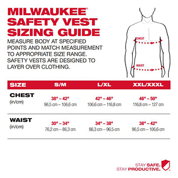 Milwaukee fluorescentni prsluk žuti 4932471889-91 Milwaukee fluorescentni prsluk žuti 4932471889-91