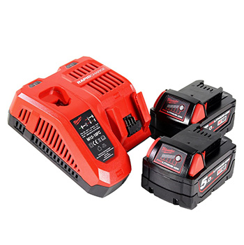 Milwaukee set - punjač + 2 baterije 18V/5Ah M18 NRG-502 4933459217 Milwaukee set - punjač + 2 baterije 18V/5Ah M18 NRG-502 4933459217
