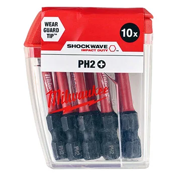 Milwaukee udarni bitsevi PH2 x 50mm 1/4 Milwaukee udarni bitsevi PH2 x 50mm 1/4