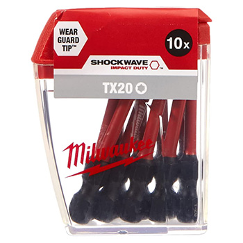 Milwaukee udarni bitsevi T20 x 50mm 1/4 Milwaukee udarni bitsevi T20 x 50mm 1/4