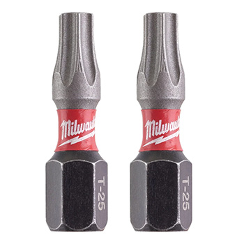 Milwaukee udarni bitsevi T25 x 25mm 1/4 Milwaukee udarni bitsevi T25 x 25mm 1/4
