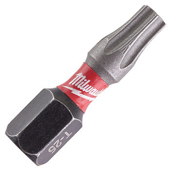 Milwaukee udarni bitsevi T25 x 25mm 1/4 Milwaukee udarni bitsevi T25 x 25mm 1/4