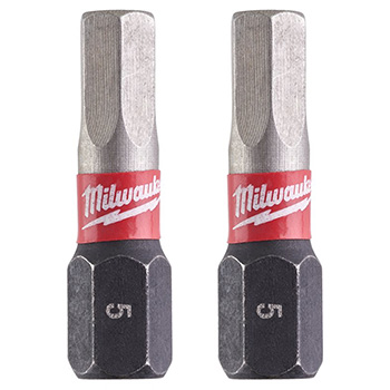 Milwaukee udarni bitsevi HEX 5 x 25mm 1/4 Milwaukee udarni bitsevi HEX 5 x 25mm 1/4