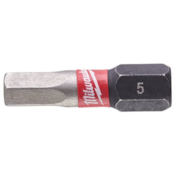 Milwaukee udarni bitsevi HEX 5 x 25mm 1/4 Milwaukee udarni bitsevi HEX 5 x 25mm 1/4