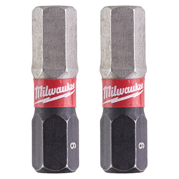 Milwaukee udarni bitsevi HEX 6 x 25mm 1/4