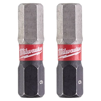 Milwaukee udarni bitsevi HEX 6 x 25mm 1/4 Milwaukee udarni bitsevi HEX 6 x 25mm 1/4