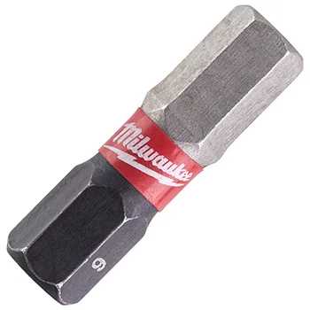 Milwaukee udarni bitsevi HEX 6 x 25mm 1/4 Milwaukee udarni bitsevi HEX 6 x 25mm 1/4