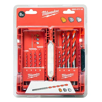 Milwaukee Vidija burgije za beton 4-12mm 8/1 4932471192 Milwaukee Vidija burgije za beton 4-12mm 8/1 4932471192