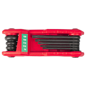 Milwaukee set Torx ključeva na držaču T9-T40 8kom 4932480979 Milwaukee set Torx ključeva na držaču T9-T40 8kom 4932480979