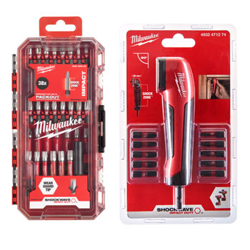 Milwaukee ugaoni adapter Shockwave + set bitova 48 kom. 4932492656 Milwaukee ugaoni adapter Shockwave + set bitova 48 kom. 4932492656