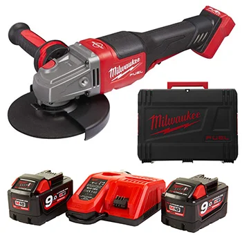 Milwaukee akumulatorska brusilica 150mm 18V u koferu M18 FHSAG150XPDB-0X + punjač i 2 baterije 18V 9.0Ah M18 NRG-902 Milwaukee akumulatorska brusilica 150mm 18V u koferu M18 FHSAG150XPDB-0X + punjač i 2 baterije 18V 9.0Ah M18 NRG-902