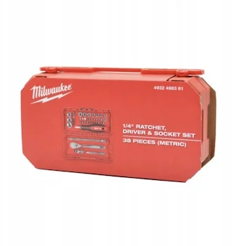 Milwaukee set gedora bitova i nasadnih ključeva 1/4 Milwaukee set gedora bitova i nasadnih ključeva 1/4