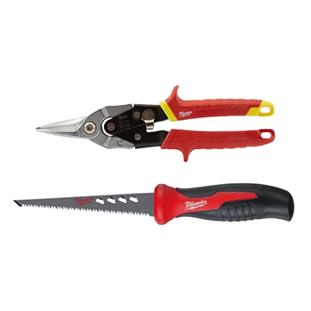 Milwaukee set ručna testera i makaze za lim prave 4932479784 Milwaukee set ručna testera i makaze za lim prave 4932479784