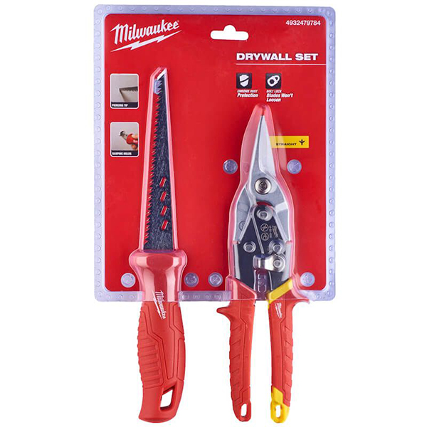 Milwaukee set ručna testera i makaze za lim prave 4932479784 Milwaukee set ručna testera i makaze za lim prave 4932479784