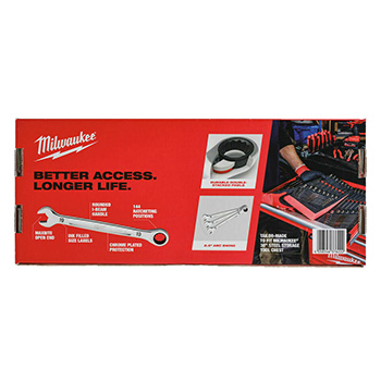 Milwaukee set brzih viljuškasto-okastih ključeva MAX BITE™ 8-22mm 15/1 u penastom modulu 4932479828-5