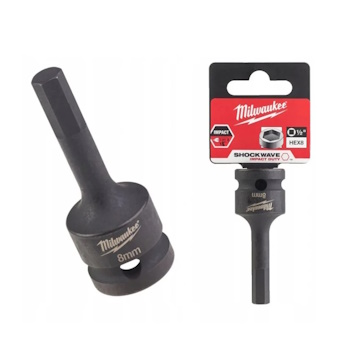 Milwaukee udarni nastavak 1/2″ 6 tačaka HEX8 pogon 4932478065 Milwaukee udarni nastavak 1/2″ 6 tačaka HEX8 pogon 4932478065