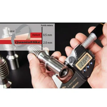 Mitutoyo digitalni mikrometar za spoljašnje merenje QuantuMike 0-25mm 293-145-30 Mitutoyo digitalni mikrometar za spoljašnje merenje QuantuMike 0-25mm 293-145-30