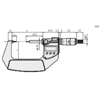 Mitutoyo digitalni mikrometar 0-25mm 342-251-30 Mitutoyo digitalni mikrometar 0-25mm 342-251-30