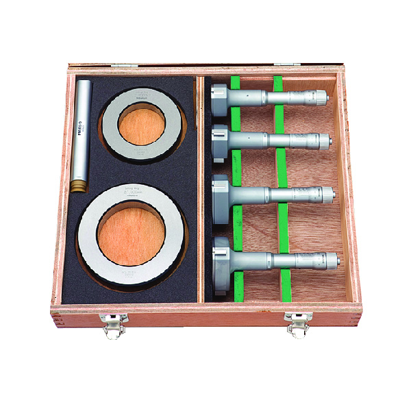 Mitutoyo mehanički trokraki mikrometri u setu 4kom-50-100mm 368-993 Mitutoyo mehanički trokraki mikrometri u setu 4kom-50-100mm 368-993