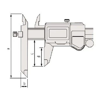 Mitutoyo digitalno pomično merilo 0-200mm sa podesivim kljunovima 573-612-20 Mitutoyo digitalno pomično merilo 0-200mm sa podesivim kljunovima 573-612-20