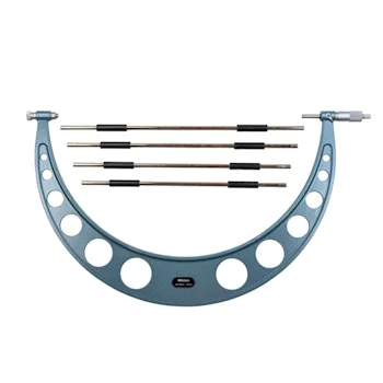 Mitutoyo spoljašnji mikrometar sa izmenjivim nakovnjima 400-500mm 104-143A Mitutoyo spoljašnji mikrometar sa izmenjivim nakovnjima 400-500mm 104-143A