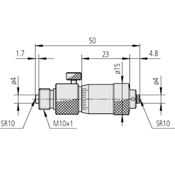 Mitutoyo štapasti mikrometar za unutrašnje merenje 50-500mm 137-203-1