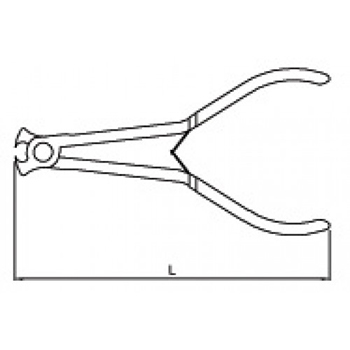 Modeco  klešta sečice elektroničke 125mm  20-165-1