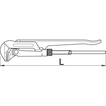 Modeco klešta vodovodna prava 1 Modeco klešta vodovodna prava 1