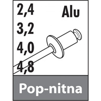 Modeco klešta za pop nitne L250mm  40-006-3