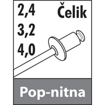 Modeco klešta za pop nitne L250mm  40-007-4