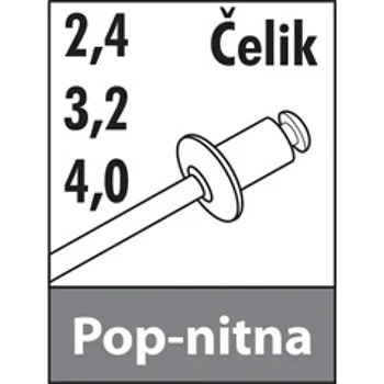 Modeco klešta za pop nitne L250mm 40-007 Modeco klešta za pop nitne L250mm 40-007