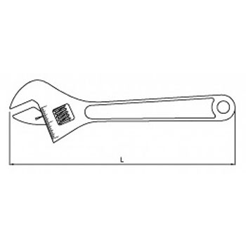 Modeco ključ štelujući 150mm 53-056 Modeco ključ štelujući 150mm 53-056