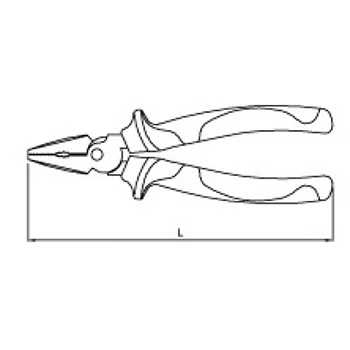 Modeco kombinovana klešta L180mm VDE 20-057 Modeco kombinovana klešta L180mm VDE 20-057