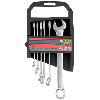 Modeco set 6 okasto viljuškastih ključeva 8-17mm   51-236 Modeco set 6 okasto viljuškastih ključeva 8-17mm   51-236