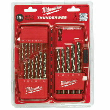 Milwaukee burgije Thunderweb 1-10mm HSS-G 19/1 4932352374-1