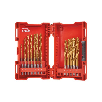 Milwaukee udarne burgije za metal 2-10mm sa Hex prihvatom 1/4” set 19/1 48894760 Milwaukee udarne burgije za metal 2-10mm sa Hex prihvatom 1/4” set 19/1 48894760