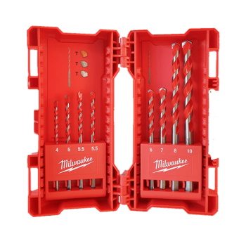 Milwaukee Vidija burgije za beton 4-10mm 8/1 4932471193 Milwaukee Vidija burgije za beton 4-10mm 8/1 4932471193