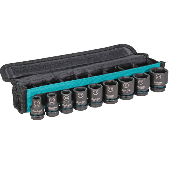 Makita set nasadnih ključeva 8 komada Impact Black 1/2