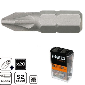 Neo bic PH2 x 25mm 20/1 06-011-1