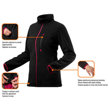 Neo ženska jakna filc crna 80-500-x-1