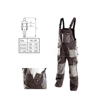 Neo polukombinezon radni sivi 81-240-L Neo polukombinezon radni sivi 81-240-L
