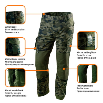 Neo pantalone radne Camo 81-221-x-2