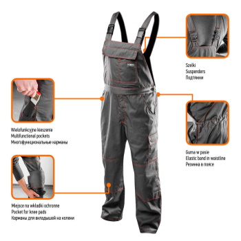 Neo pantalone radne sa tregerima 81-430-x Neo pantalone radne sa tregerima 81-430-x