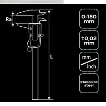 Neo šubler digitalni 75-011 Neo šubler digitalni 75-011